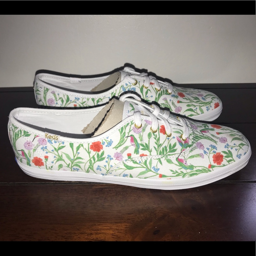Kate Spade x Keds hummingbird shoes 9.5 NWOT